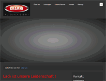 Tablet Screenshot of lackiererei-kramer.de